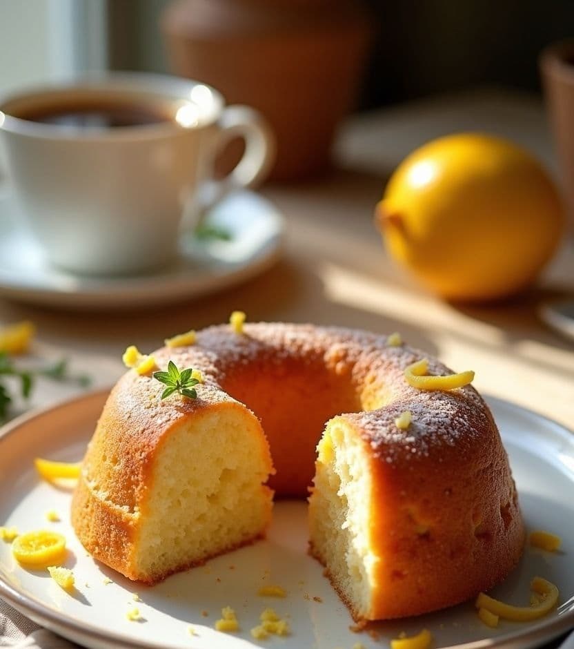 Ciambella al limone - Italy breakfast recipe