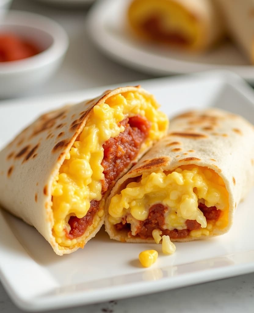 Drive-through breakfast burrito, USA egg breakfast recipe