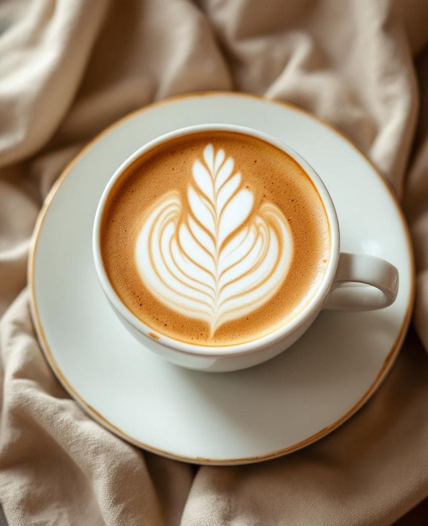 Flat white, the Australian way - Australia breakfast recipe
