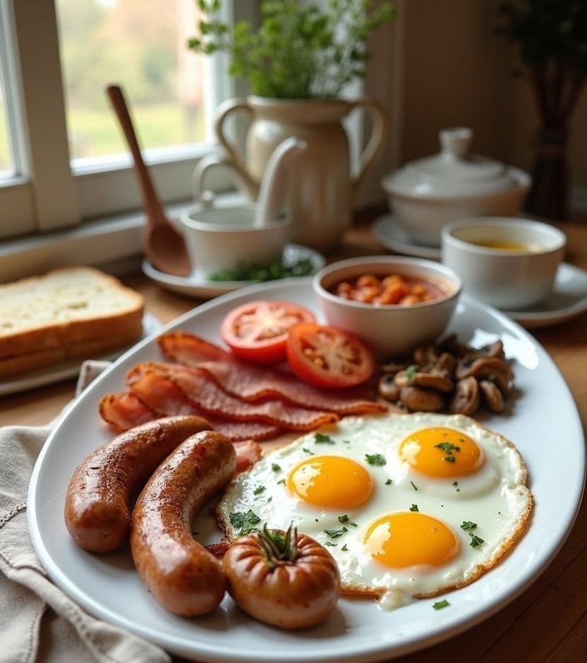 Full English breakfast โ United Kingdom breakfast recipe