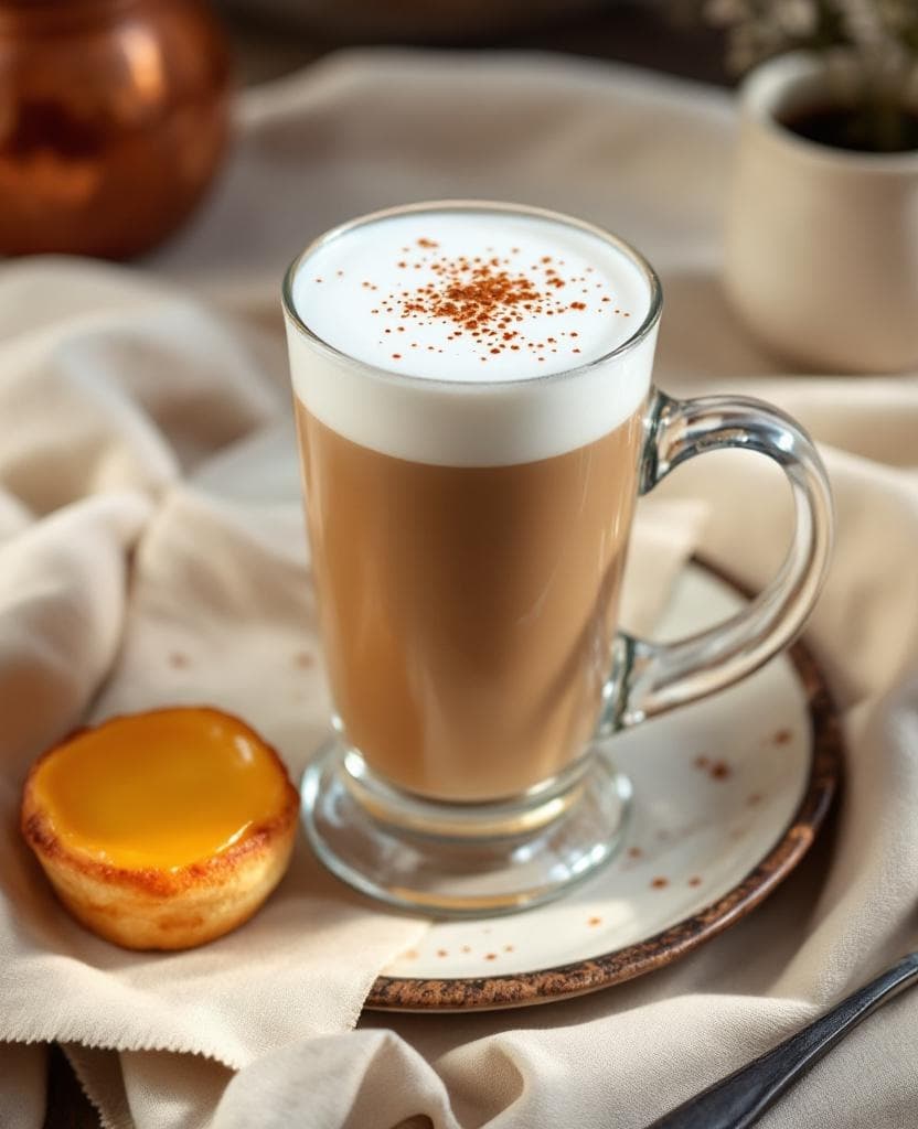Galão, Portuguese milky coffee — Portugal breakfast