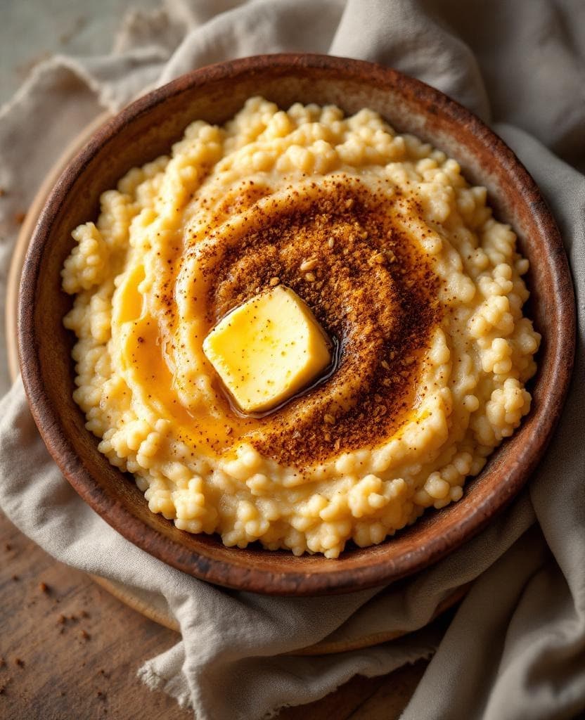 Kinche, Ethiopian wheat porridge.