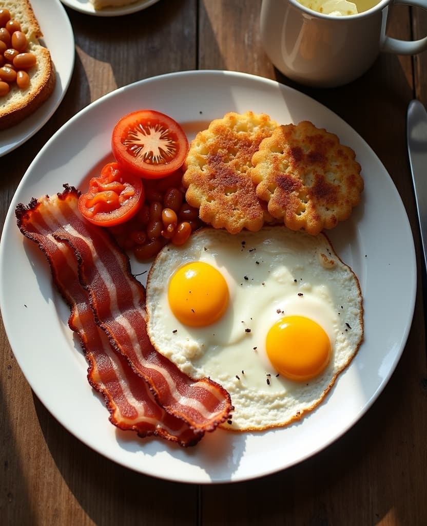 Kiwi farmhouse breakfast — New Zealand breakfast