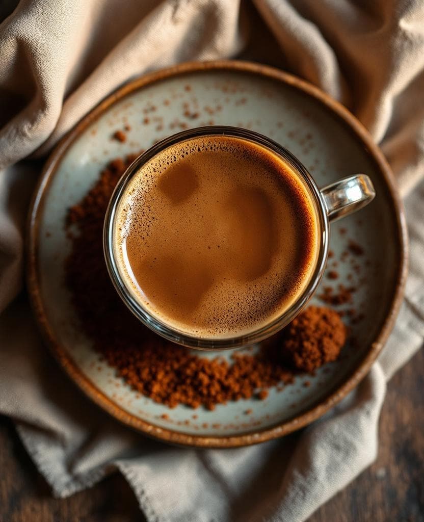 Kopi tubruk, Indonesian black coffee — Indonesia breakfast recipe