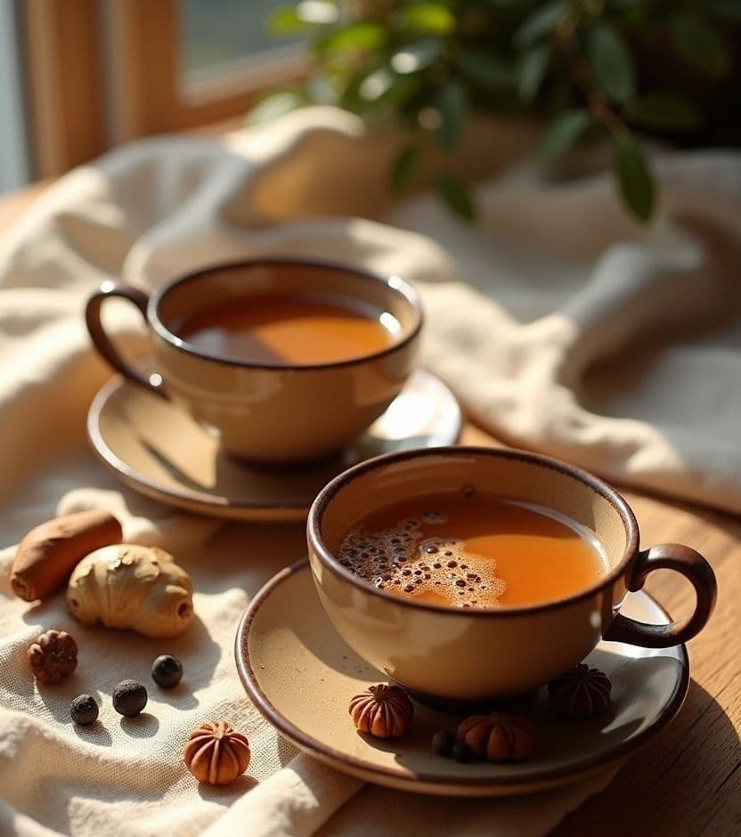 Masala chai, the real way.