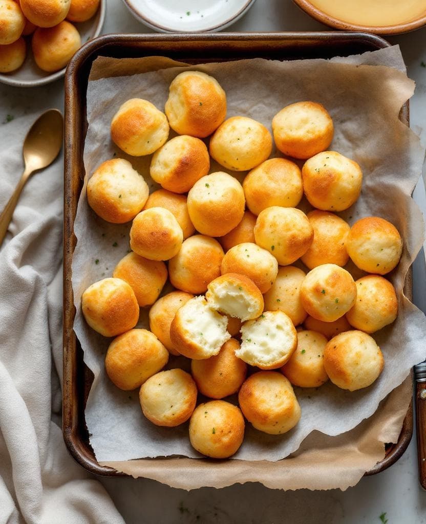 Pão de queijo, Brazilian cheese bread - Brazil breakfast recipe