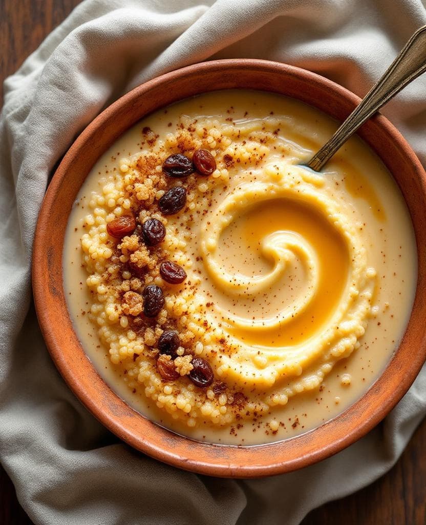 Quinua con leche y canela - Peru breakfast recipe