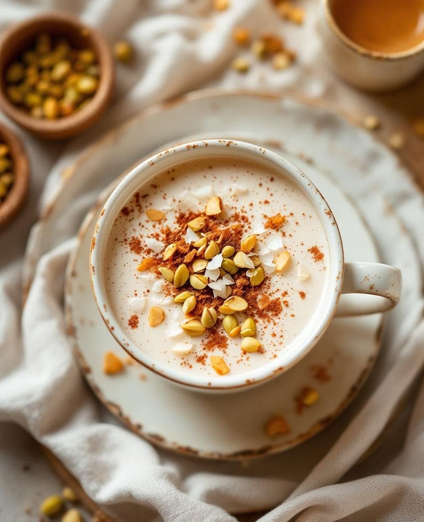 Sahlab, Egyptian warm milk drink.