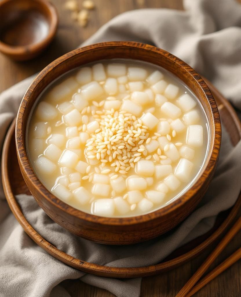 Sikhye, Korean sweet rice drink — South Korea breakfast recipe